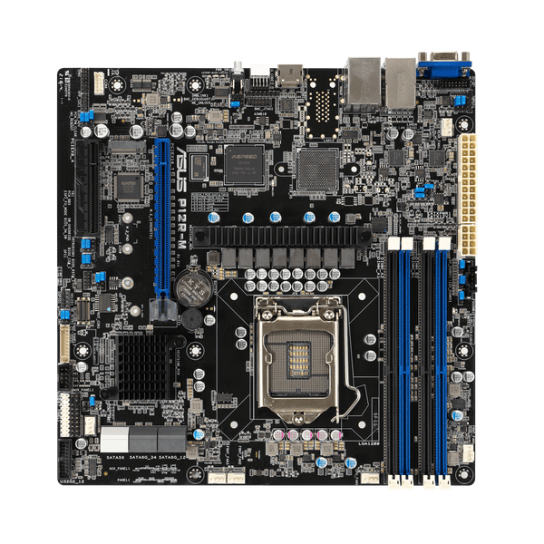 ASUS P12R-M Intel C252, LGA 1200 mATX Server Motherboard