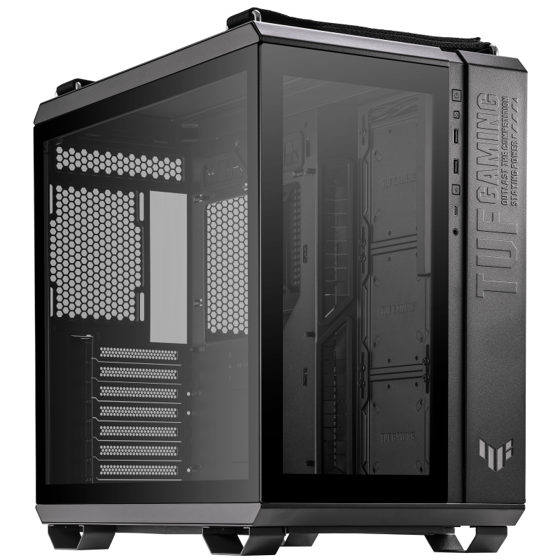 ASUS TUF GAMING GT502 Black 黑色 Dual-Chamber Tempered Glass ATX Case CA-AGT502