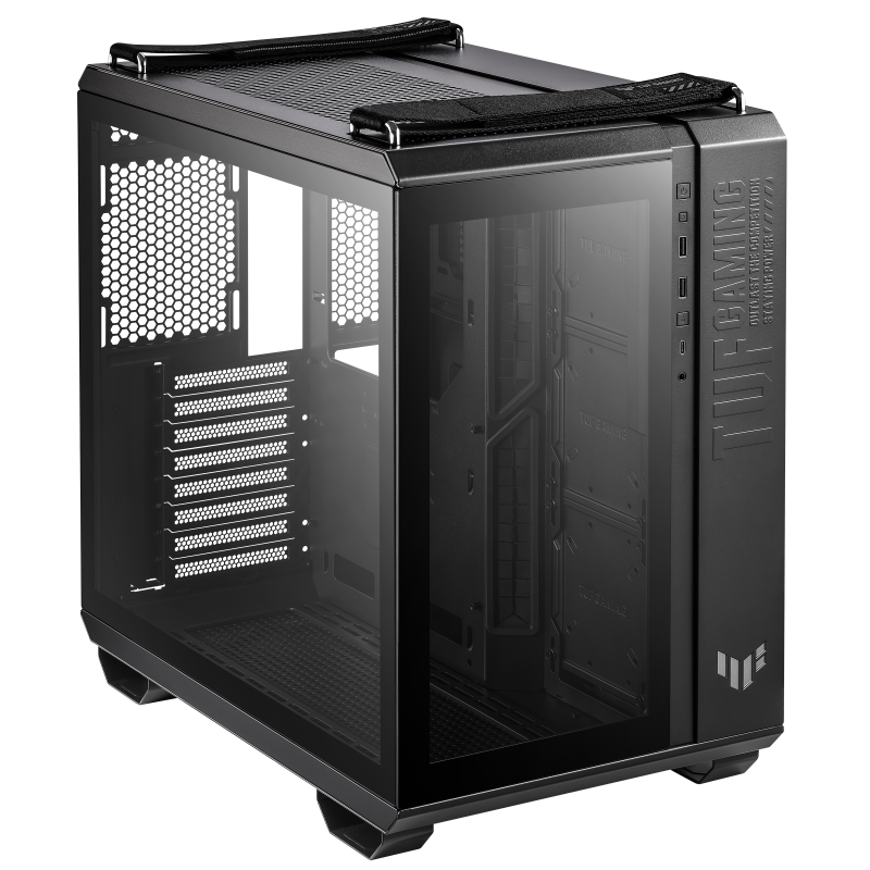 ASUS TUF GAMING GT502 Black 黑色 Dual-Chamber Tempered Glass ATX Case CA-AGT502