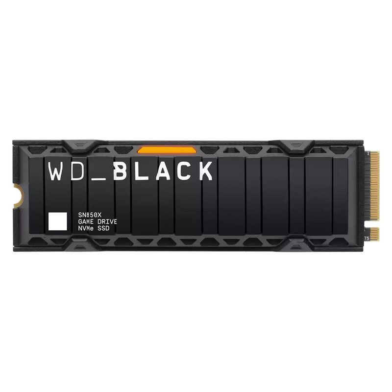 WD_BLACK 1TB SN850X w/Heatsink WDS100T2XHE M.2 2280 PCIe Gen4 x4 SSD