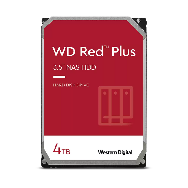 WD 4TB Red Plus WD40EFPX NAS 3.5" SATA 5400rpm 256MB Cache HDD