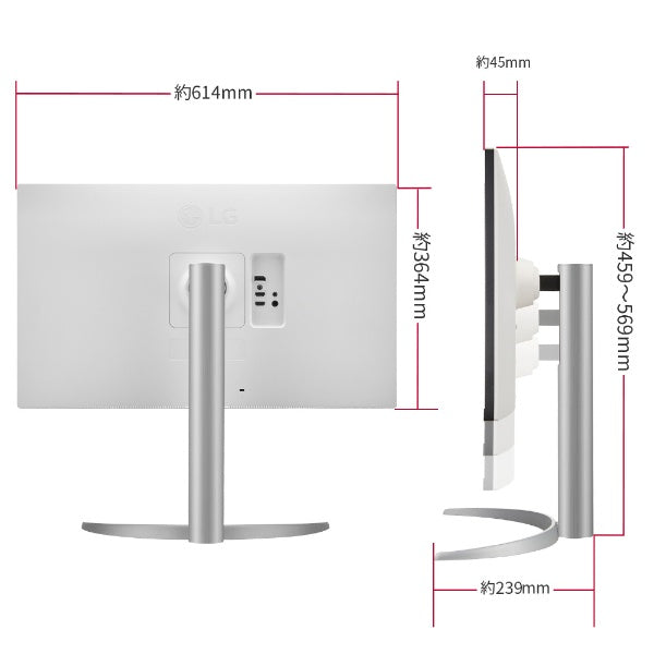 LG 27" 27UP650K-W 4K UHD IPS (16:9) 顯示器