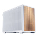 LIAN LI DAN Cases B4-mATX - White 白色木紋 MATX Case B4W-WD White