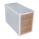 LIAN LI DAN Cases B4-mATX - White 白色木紋 MATX Case B4W-WD White