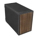 LIAN LI DAN Cases B4-mATX - Black 黑色木紋 MATX Case B4X-WD Black