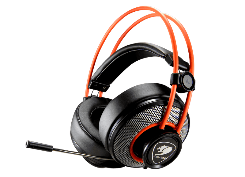 Cougar IMMERSA Headset 電競遊戲耳機麥克風 (黑紅色)