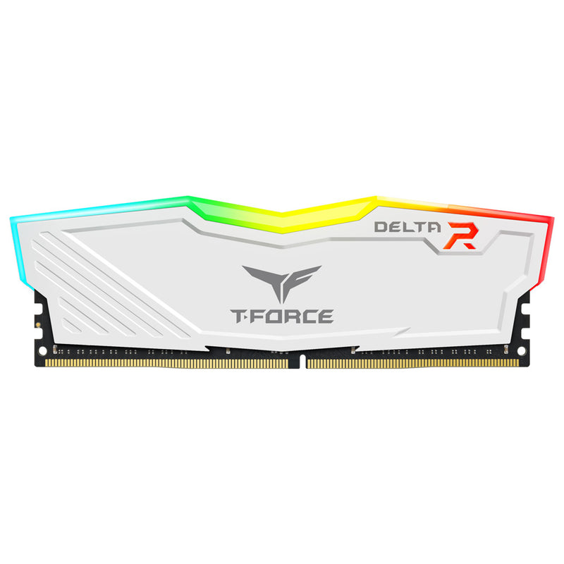 TEAMGROUP 8GB DELTA RGB White 白色 DDR4 3200MHz Memory TF4D48G3200HC16F01 (RM-DR408SW)