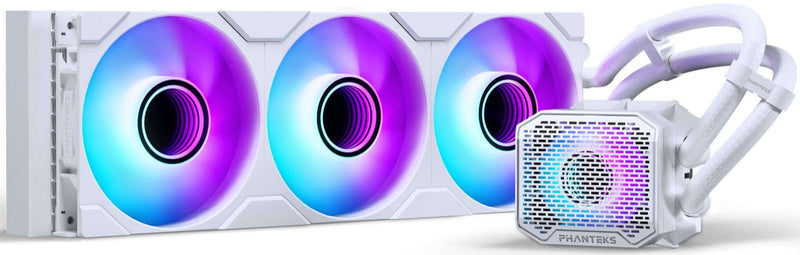 Phanteks Glacier One 360M25 Gen2 D-RGB AIO Liquid CPU Cooler - WHITE (PH-GO360M25G2_DMW02)