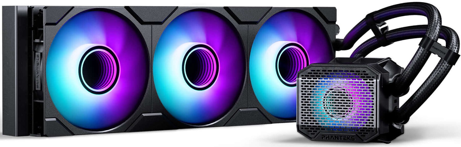 Phanteks Glacier One 360M25 Gen2 D-RGB AIO Liquid CPU Cooler - BLACK