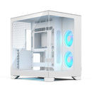 Fractal Design Pop 2 Vision White RGB Tempered Glass ATX Case FD-C-POV2A-03