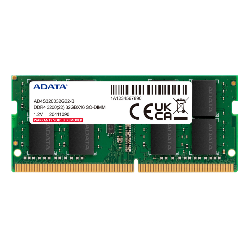 ADATA DDR4 SODIMM 32GB Premier DDR4 3200MHz AD4S320032G22-SGN Memory (RM-AN4F32)