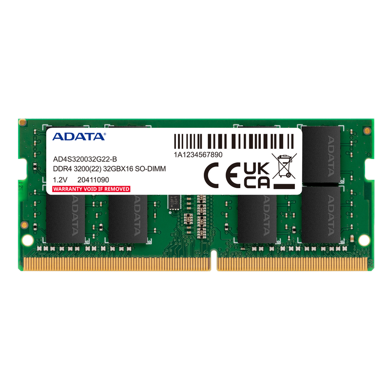 ADATA Premier DDR4 SODIMM 8GB DDR4 3200MHz AD4S32008G22-SGN Memory