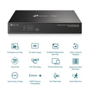 TP-Link Vigi NVR1008H-8MP 8 Channel PoE+ Network Video Recordereo Recorder