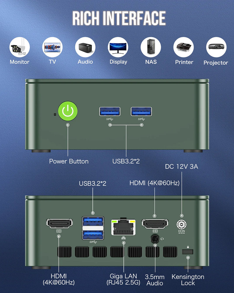 GMKtec NucBox G3 PLUS (16G+512G SYSTEM) Mini PC (Intel Processor N150 GMKtec NucBox G3 PLUS (16G+512G SYSTEM) Mini PC (Intel Processor N150