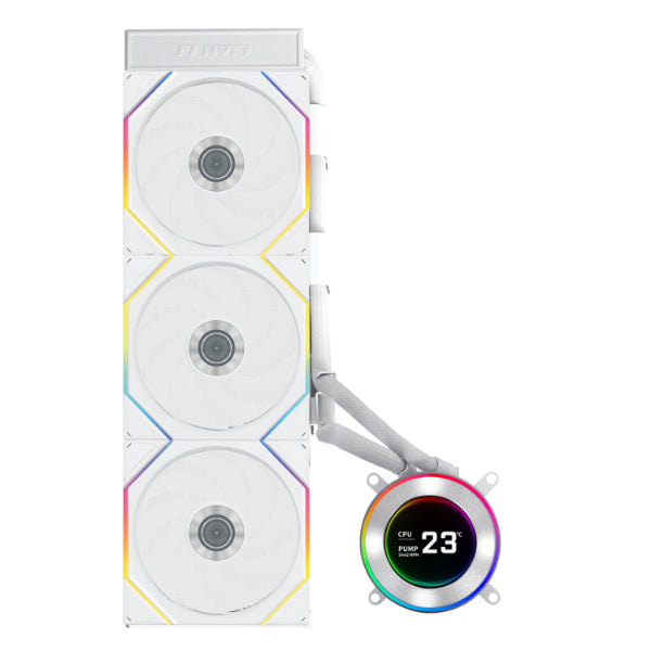 LIAN LI HydroShift II LCD-C 360TL White 白色 360mm Liquid CPU Cooler (GHS2LCD36TW)