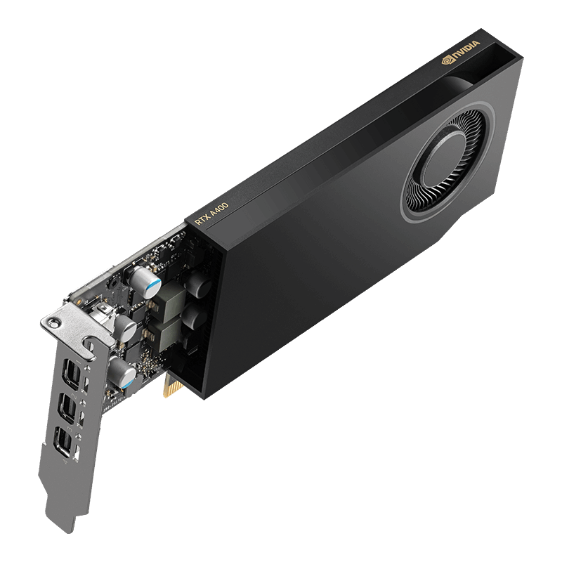 NVIDIA RTX A400 (Ampere) PCIe Gen4 GPU (Low-Profile)