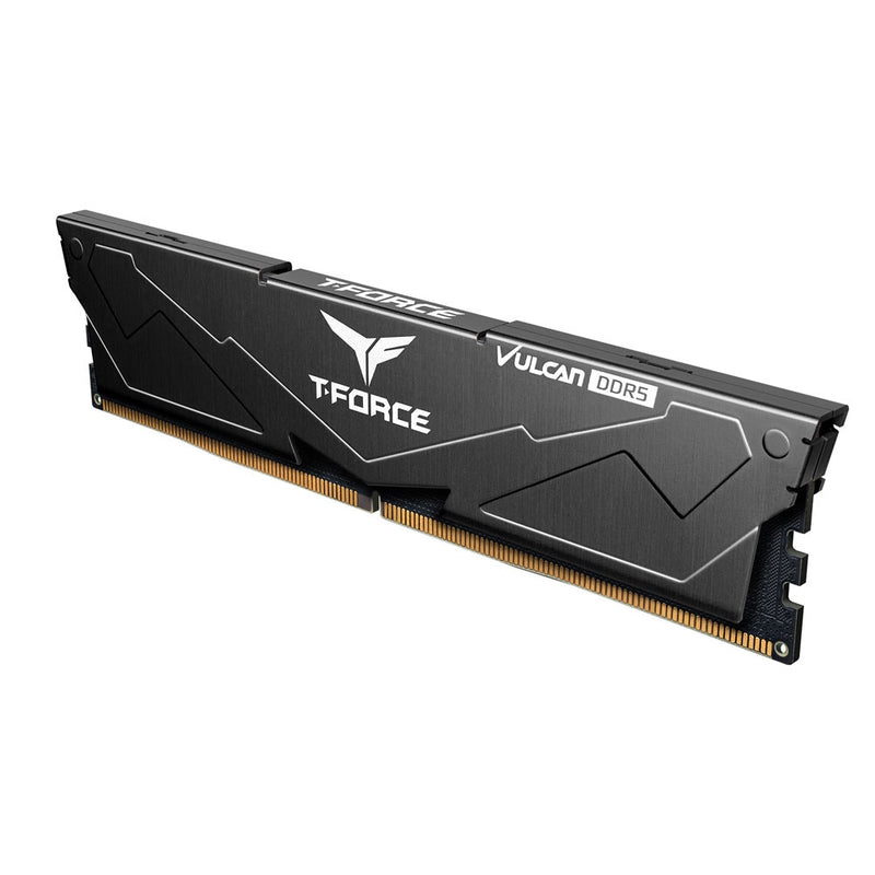 TEAMGROUP 64GB Kit (2x32GB) Vulcan D5 Black 黑色 DDR5 6000MHz Memory FLBD564G6000HC38JDC01 (RM-VU5B64B)