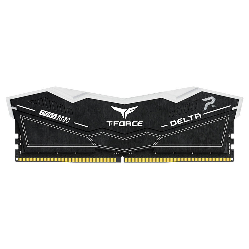 TEAMGROUP 32GB Kit (2x16GB) T-Force Delta RGB D5 Black 黑色 DDR5 6000MHz CL28 Memory FF3D532G6000HC28ADC01 (RM-DR5532B)