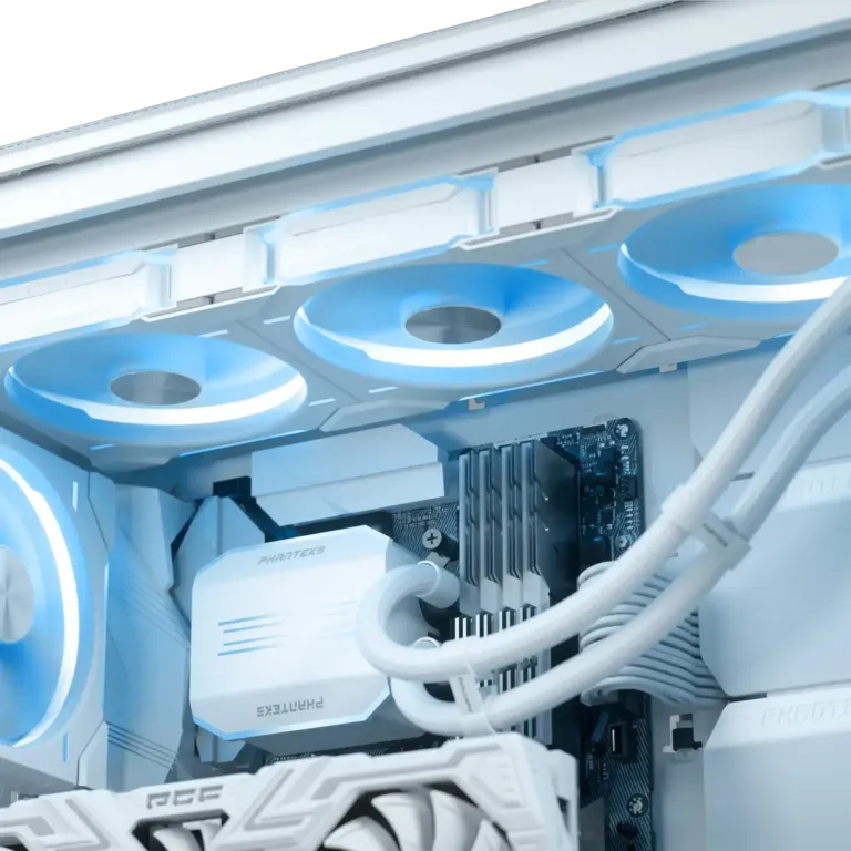 Phanteks Glacier One 420D30 X2 D-RGB AIO Liquid CPU Cooler - WHITE (PH-GO420D30_DWT02)