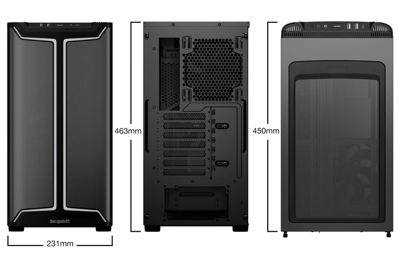 BE QUIET! BGW76 PURE BASE 501 DX Black 黑色 ATX Case CA-B501DXB