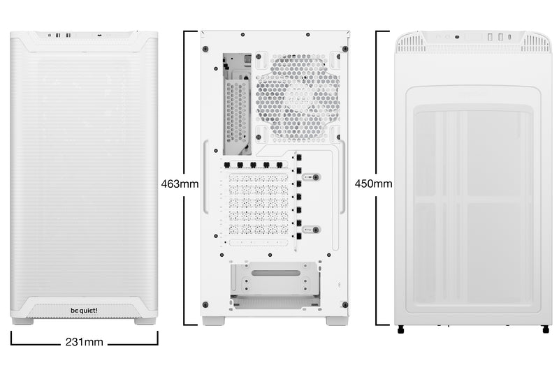 BE QUIET! BGW79 PURE BASE 501 LX WHITE 白色 ATX Case CA-B501LXW