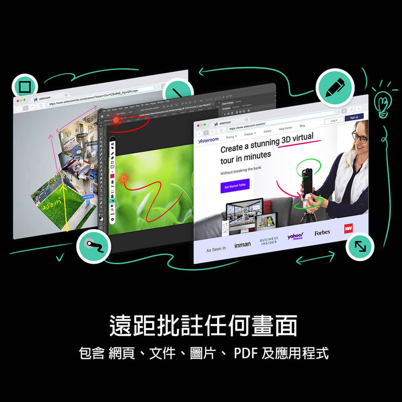Mengtian Remoto Go remote communication writing board (includes cloud interactive whiteboard) 
