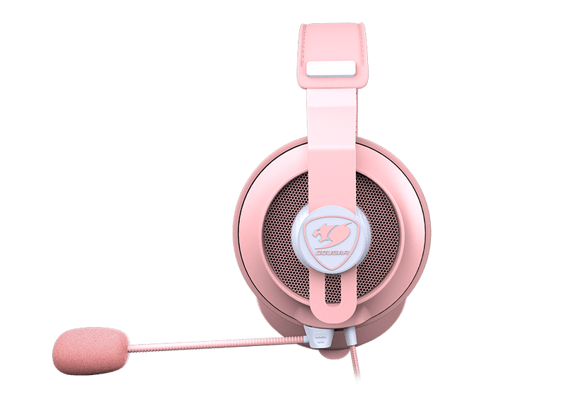 Cougar PHONTUM-S-PINK Headset 電競遊戲耳機麥克風 (粉紅色)