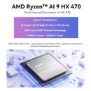 GMKtec EVO-X1 PRO (64G+1T SYSTEM) Mini PC (AMD Ryzen AI 9 HX 470 / 64GB LPDDR5X / 1TB SSD / Windows 11 Pro) CS-GEVOX1P