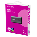 ADATA SE880 2TB Portable USB Type-C 3.2 Gen 2x2 Portable SSD - Titanium 鈦合金 (AELI-SE880-2TCGY) HD-SE882TG