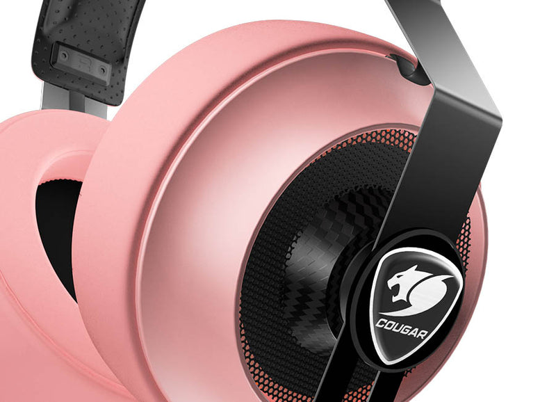 Cougar Phontum Essential Pink Headset Gaming Headset Microphone (Pink) 