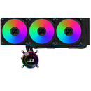 LIAN LI HydroShift II LCD-C 360CL Black 黑色 360mm Liquid CPU Cooler (GHS2LCD36RB)