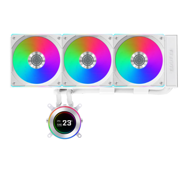 LIAN LI HydroShift II LCD-C 360CL White 白色 360mm Liquid CPU Cooler (GHS2LCD36RW)