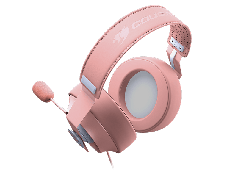 Cougar PHONTUM-S-PINK Headset 電競遊戲耳機麥克風 (粉紅色)