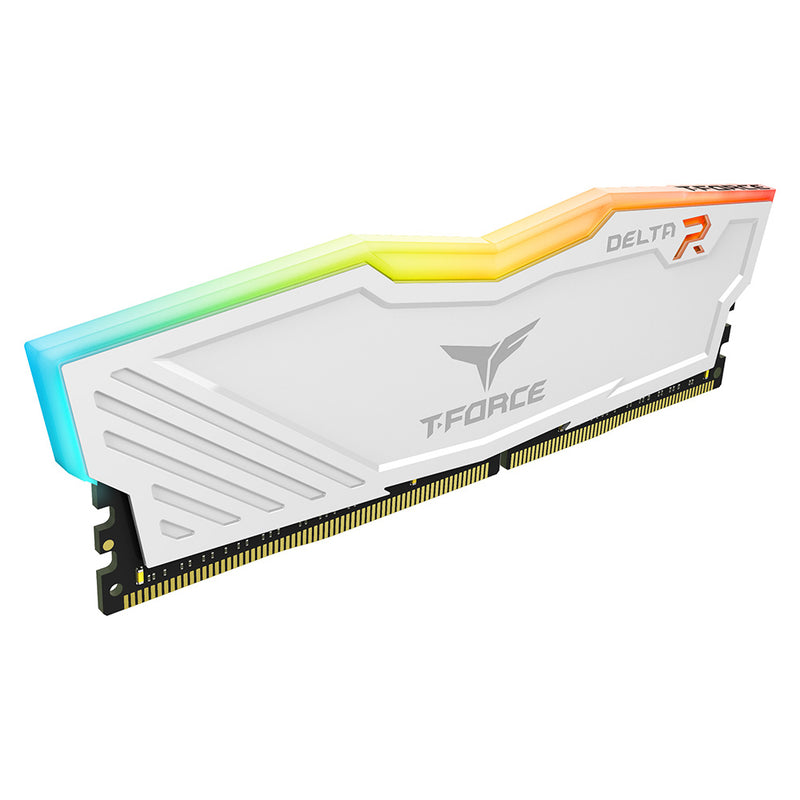 TEAMGROUP 8GB DELTA RGB White 白色 DDR4 3200MHz Memory TF4D48G3200HC16F01 (RM-DR408SW)