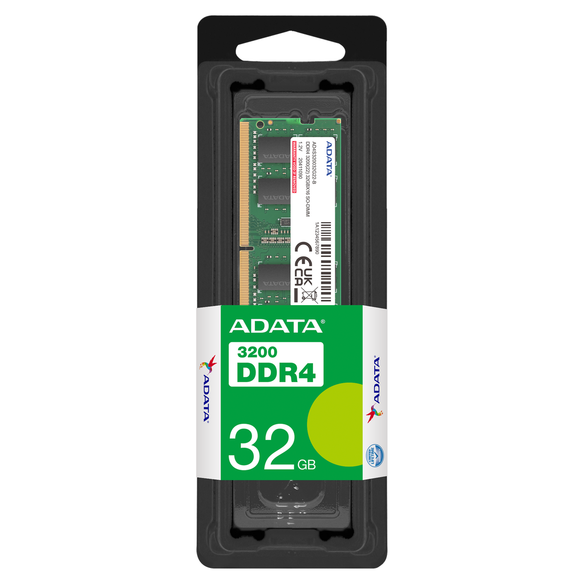 新品 ADATA AD4S320032G22-SGN ノート用メモリ 32GB ADATA AD4S320032G22-SGN 法人専用モデル ノート用メモリ 32GB