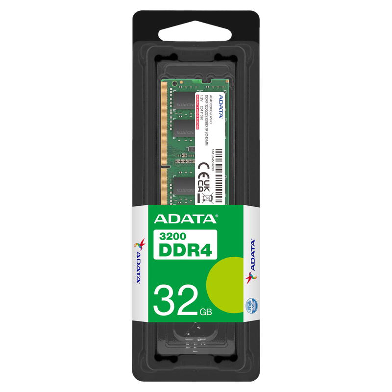 ADATA DDR4 SODIMM 32GB Premier DDR4 3200MHz AD4S320032G22-SGN Memory (RM-AN4F32)