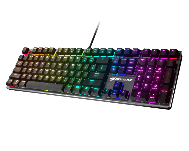 Cougar Vantar MX Mechanical Gaming Keyboard (Red Switch) (pink) RGB mechanical keyboard (red switch) 