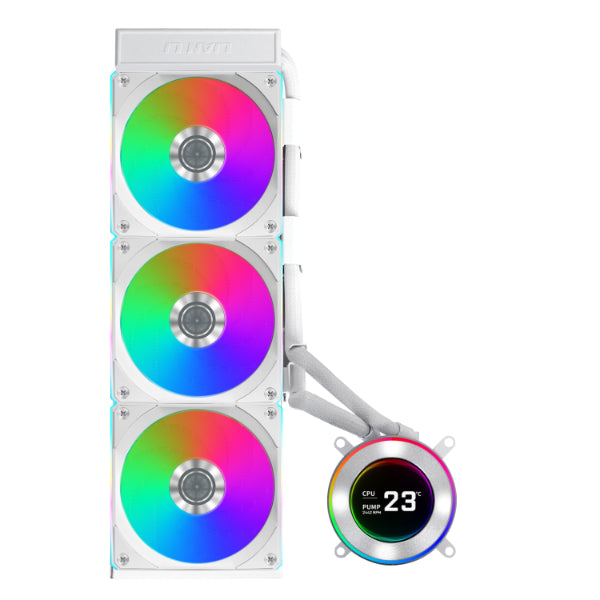 LIAN LI HydroShift II LCD-C 360CL White 白色 360mm Liquid CPU Cooler (GHS2LCD36RW)