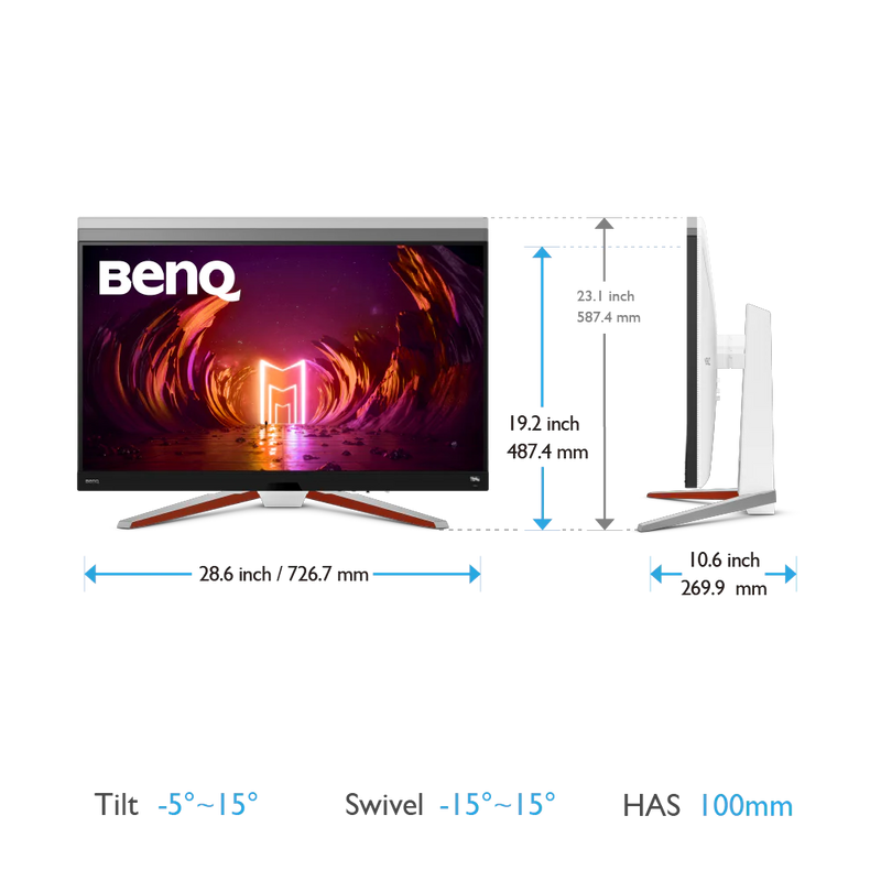 BENQ 31.5" Mobiuz EX3210U 144Hz 4K UHD IPS (16:9) 電競顯示器(HDMI2.1)