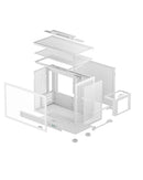 DeepCool CH160 PLUS White 白色 Ultra-Portable MATX Case (CA-CH160PW)