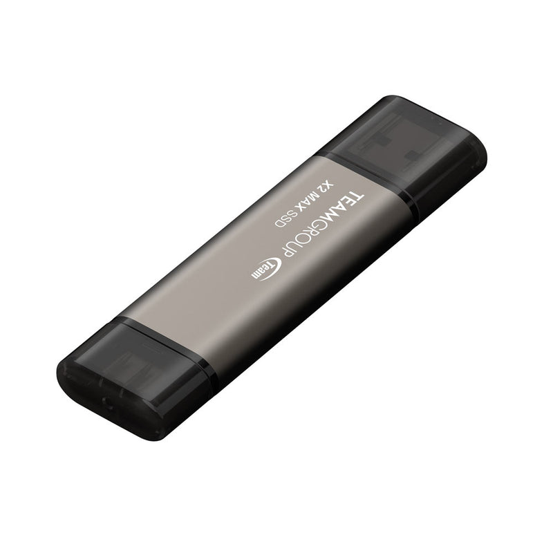 TEAMGROUP 1TB X2 MAX Dual USB-C/USB-A 3.2 Gen 2 手指型外置攜帶式 Portable SSD TX2MAX31TBT01 (HD-X2MAX1T)