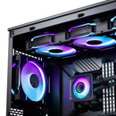 Phanteks Glacier One 360D30 X2 D-RGB AIO Liquid CPU Cooler - BLACK (PH-GO360D30_DBK02)