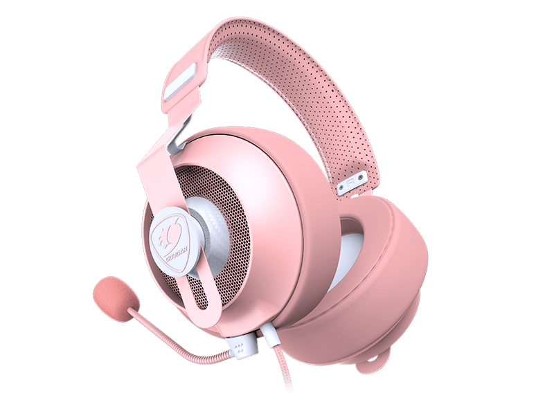 Cougar PHONTUM-S-PINK Headset 電競遊戲耳機麥克風 (粉紅色)