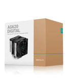 DeepCool AG620 DIGITAL Black 黑色 Performance Air Cooler, Real-Time CPU Status Screen (TH-DAG62DB)