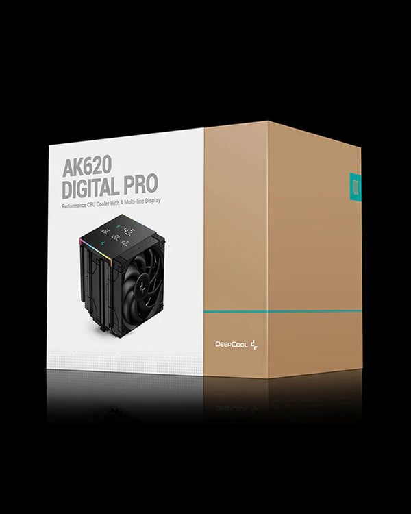 DeepCool AK620 DIGITAL PRO Black 黑色 Performance Air Cooler, Real-Time