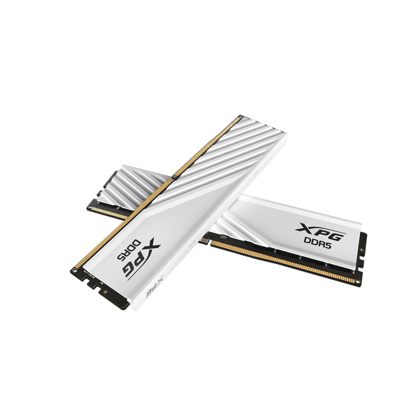 ADATA 32GB Kit (2x16GB) XPG LANCER BLADE White AX5U5600C4616G-DTLABWH DDR5 5600MHz Memory AMD EXPO &amp; Intel XMP 3.0 (RM-LBC32W) 
