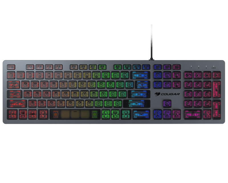 Cougar Vantar AX Aluminum RGB Scissor-Switch all-aluminum CNC scissor-foot RGB keyboard 