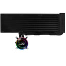 LIAN LI HydroShift II LCD-C 360N Black 黑色 360mm FAN-LESS Liquid CPU Cooler (GHS2LCD36B) (No Fan, 風扇需另配)