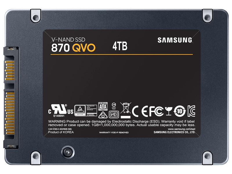 Samsung 4TB 870 QVO MZ-77Q4T0 2.5" SATA 6Gb/s SSD