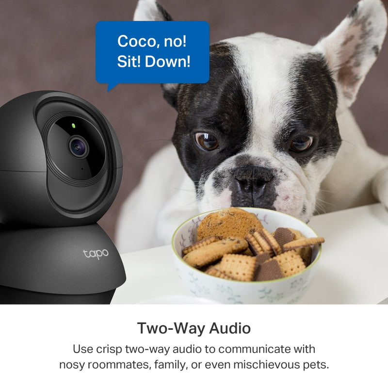 TP-Link Tapo C211 3MP 2K Pan/Tilt Home Security Wi-Fi Camera with Night Version and Cloud Storage